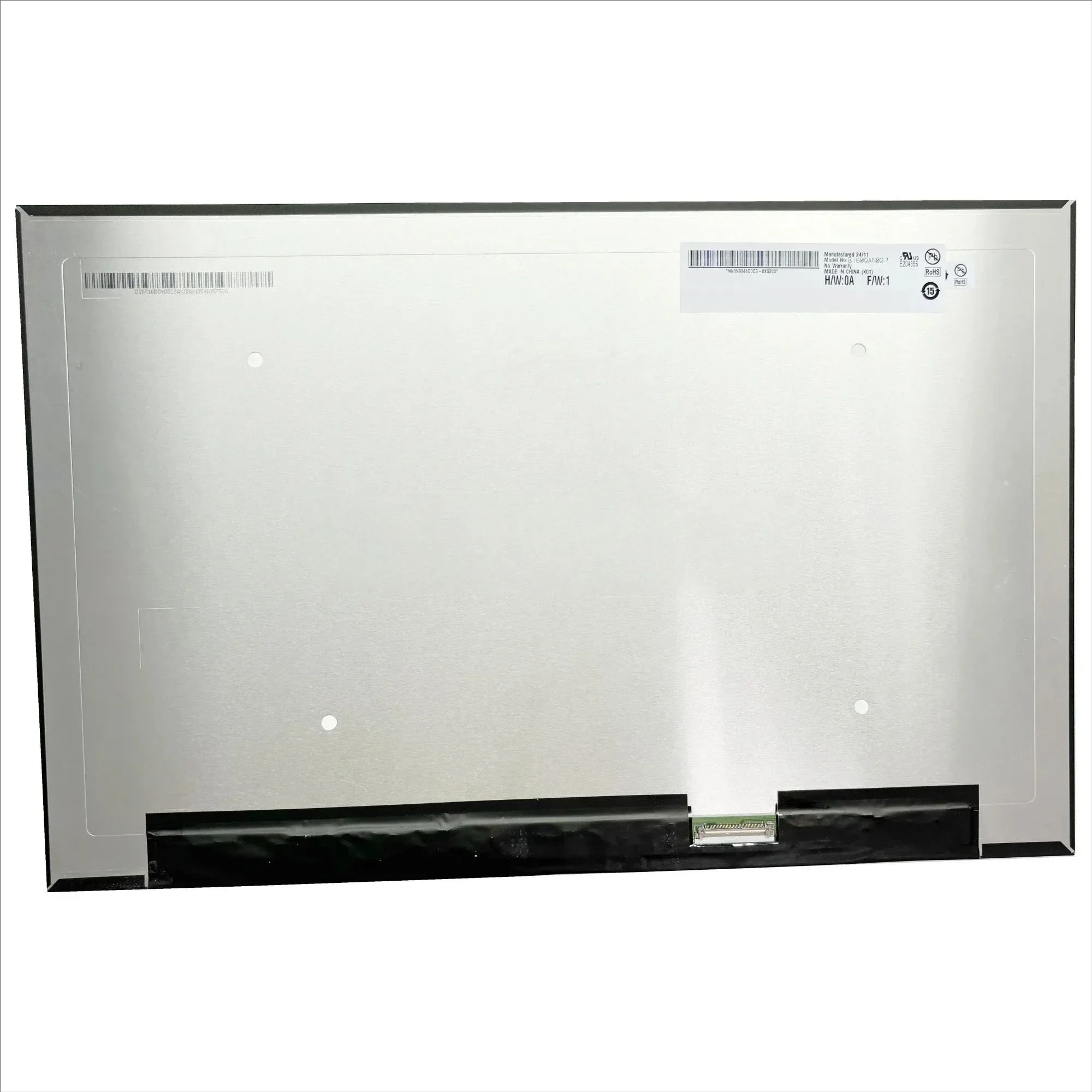 

B160QAN02.7 165Hz 400nits 16.0" Laptop LCD Screen Panel Display 2560x1600 40Pin work for ASUS 5 Pro FX607P FA607J