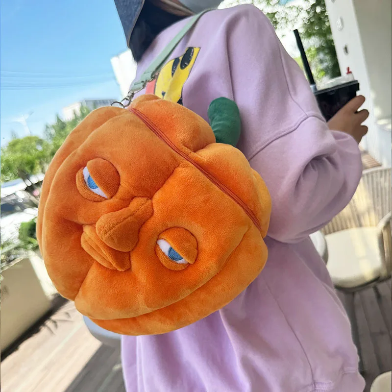 

Labyrinth Rice Anime Around Halloween Pumpkin Backpack Walking Mushroom Plush Toys Dolls Dolls Kids Gifts