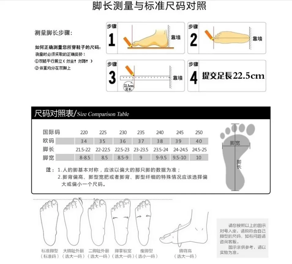 Foot Measuring Woman