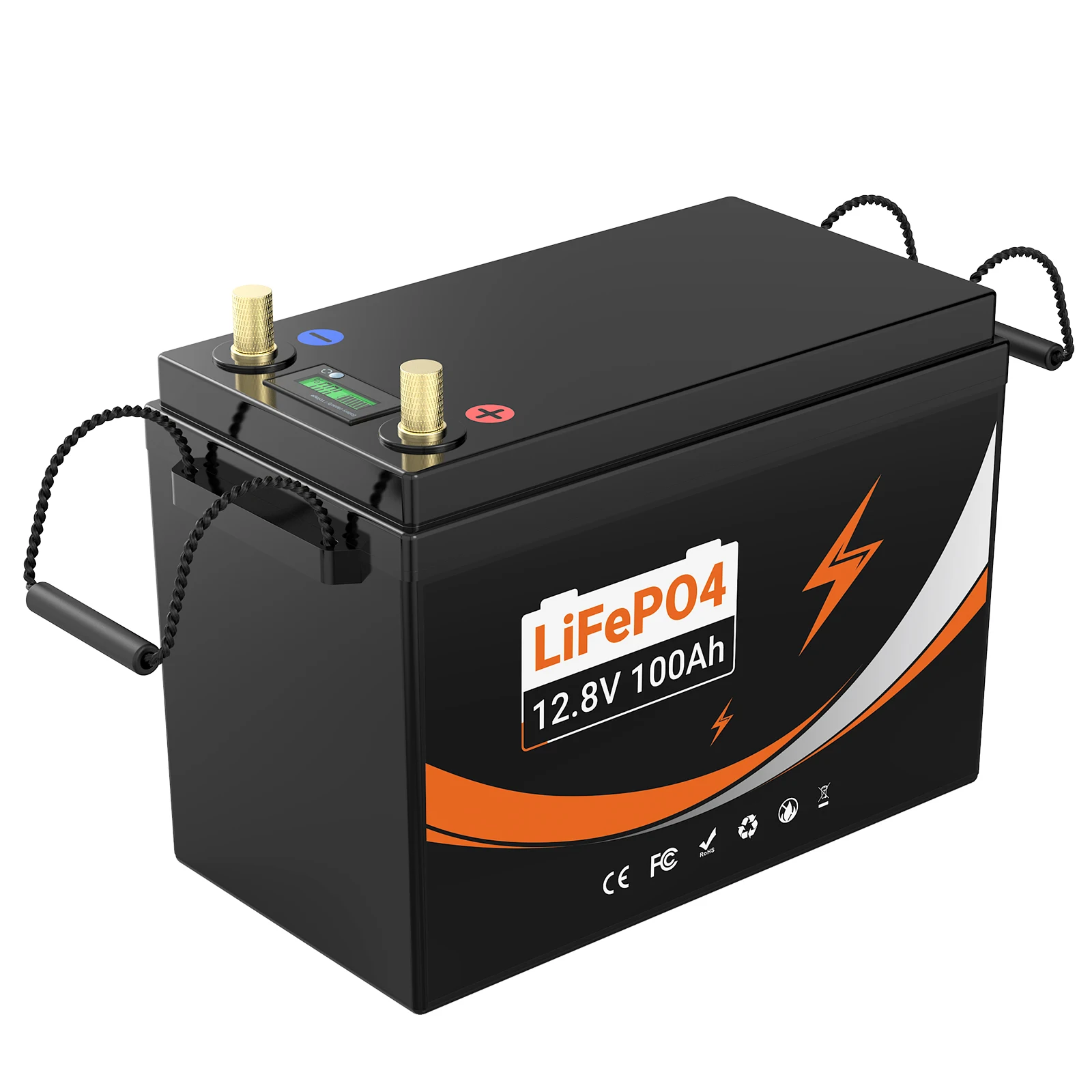 

US Stock 12V Lifepo4 Batetry ABS Case 100ah Lifepo4 Battery Pack Rechargeable 100Ah Cells Lifepo4 Battery Pack For Golf Cart