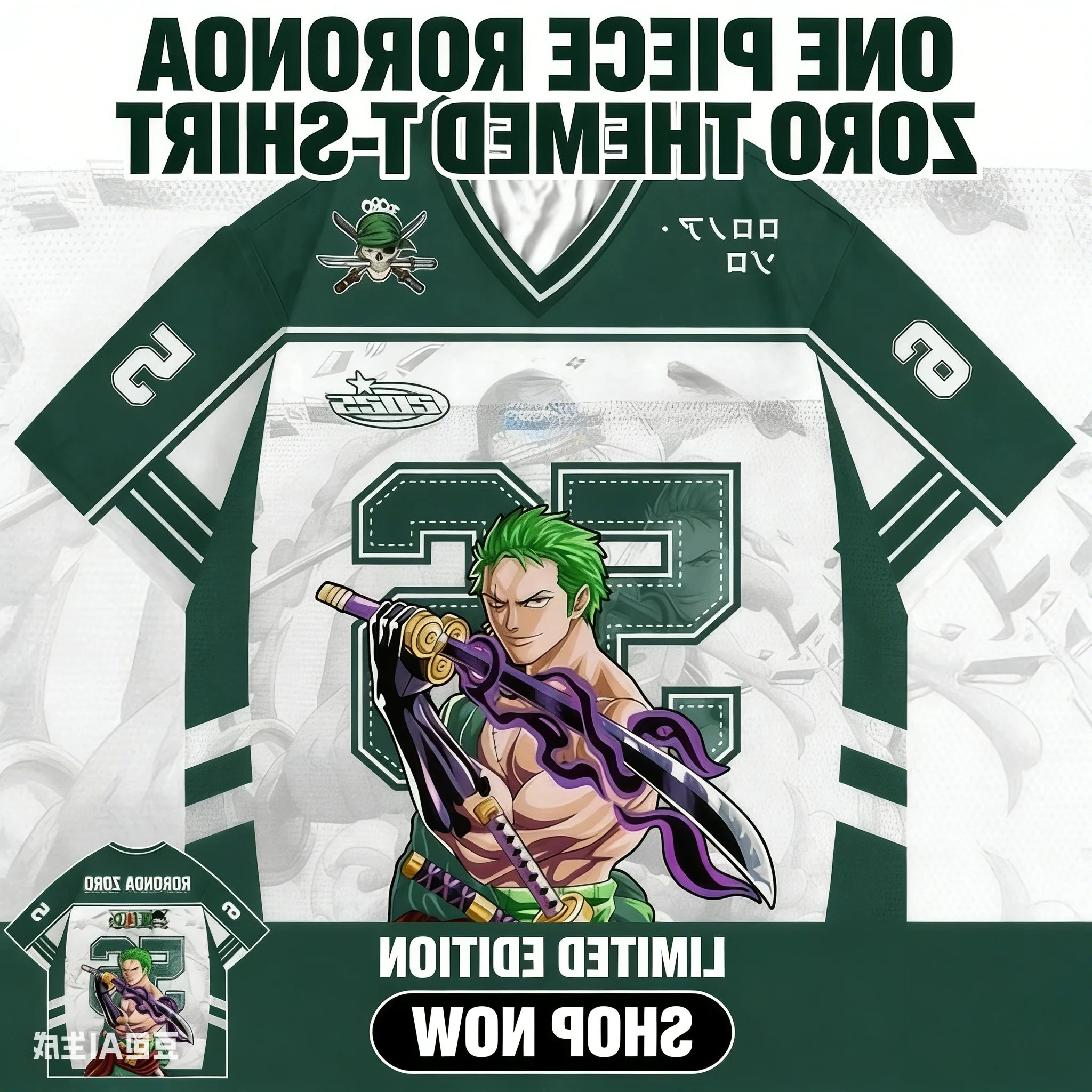 Cosplay Korean Anime - Przygoda na oceanie Zoro Anime Anime