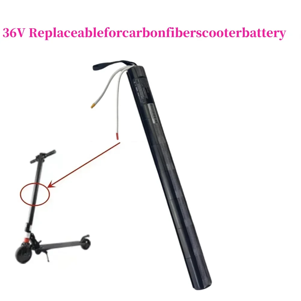 Novo 24v 4400mah/6600mah/8800mah/10400mah 18650 bateria de lítio com bms para scooter de fibra de carbono