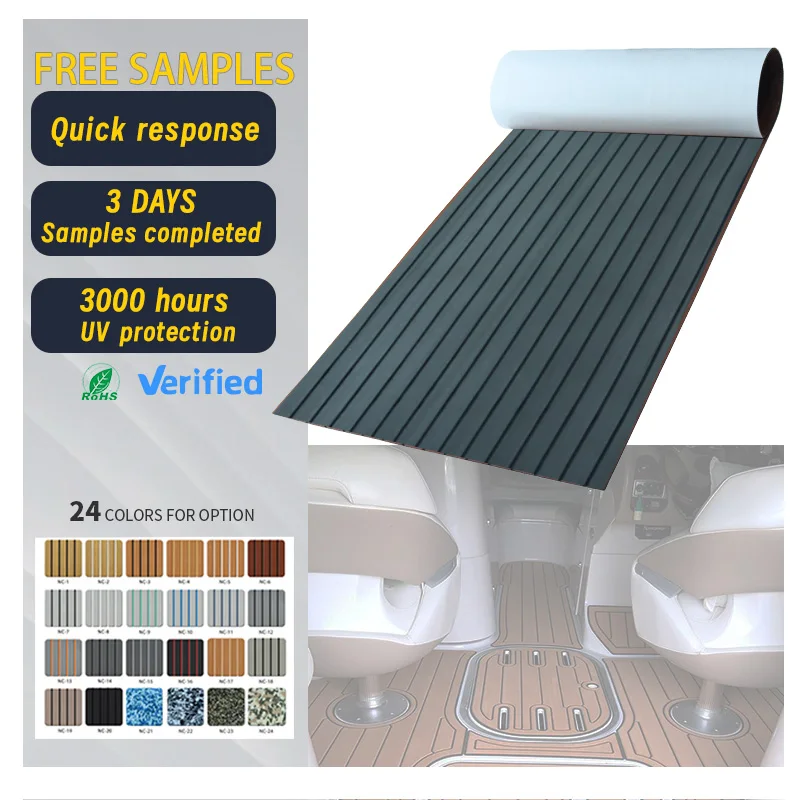 

STLF Melors Boat Accessories for Seadoo Challenger EVA Foam Teak Marine Flooring