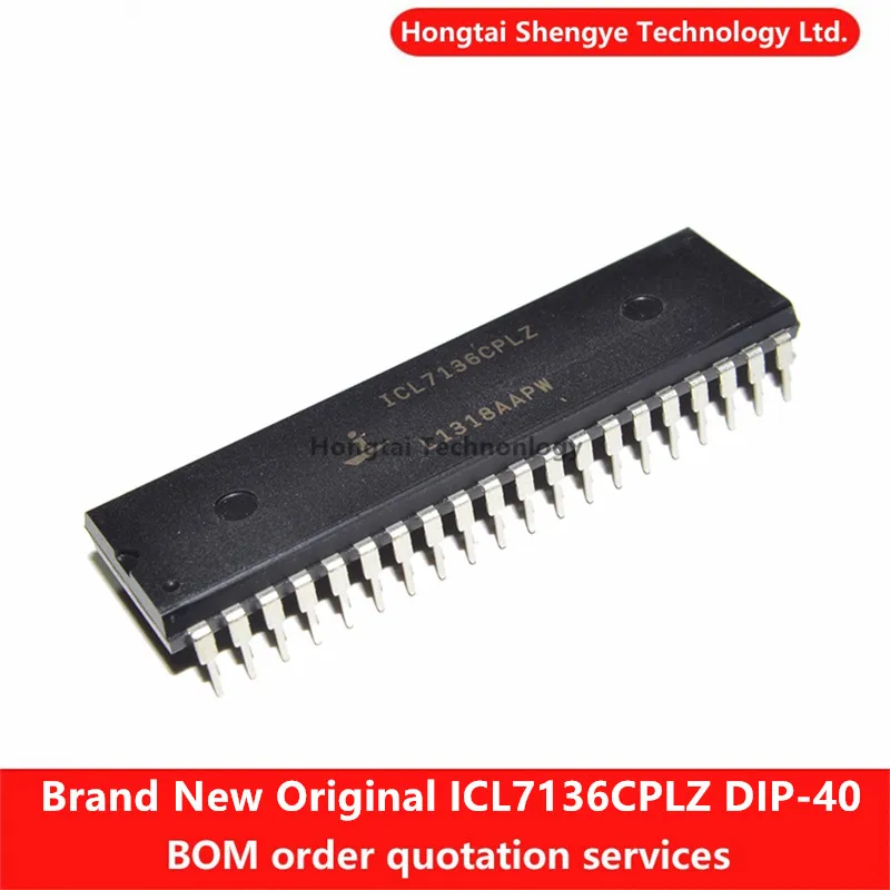 New Original ICL7136CPLZ ICL7136 DIP-40 Analog-to-digital Converter Chip New Imported In Stock