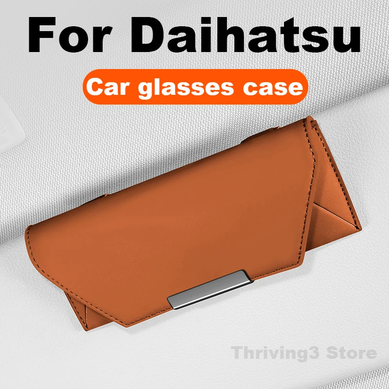 

Car Glasses Case For Daihatsu Rocky Terios Gran Max Hijet Cargo e-Smart Perodua Ayla 2025 Universal Auto Sun Glasses Holder