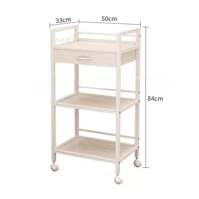 Barber Hairdresser Beauty Salon Trolley Manicure Tattoo Lash Tea Salon Trolley Spa Nails Carrito Auxiliar Salon Furniture