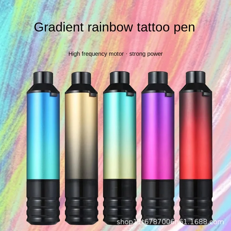 

Gradient Rainbow Tattoo Pen Cutting Line Tattoo All-in-One Machine Professional Tattoo Tattoo Tool Machine Stinging Tattoo