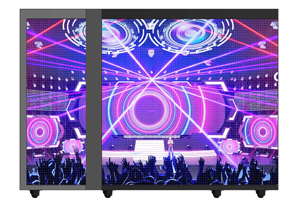 DJ Photo Booth Events Celebration Zwart Draagbaar P 2.5 Indoor Full-Color voor nachtbars en muziekanimatie en grafisch LED-display