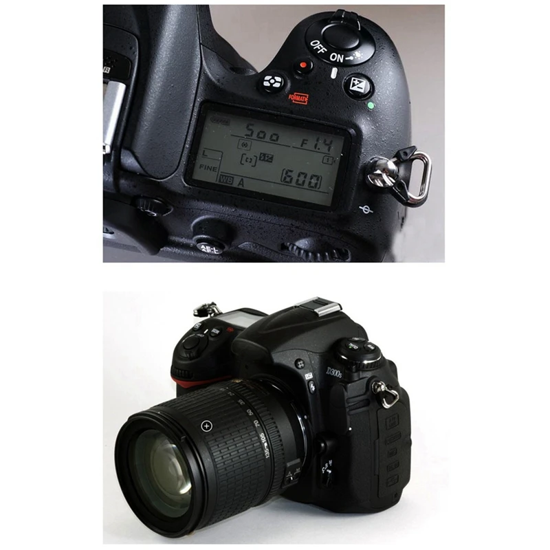 A20T 20Pcs Camera Lug Ring Strap Triangle Split Ring Hook for Nikon for Canon for Sony for Olympus DSLR