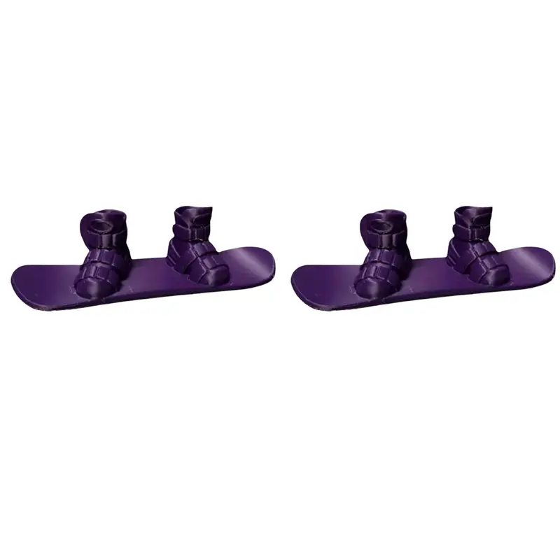 

【CHRISTMAS 】2X Mini Finger Snowboard, 3D Printed Finger Snow Board, Mini Skateboard Snow Board For Finger, Mini Skiing Finge