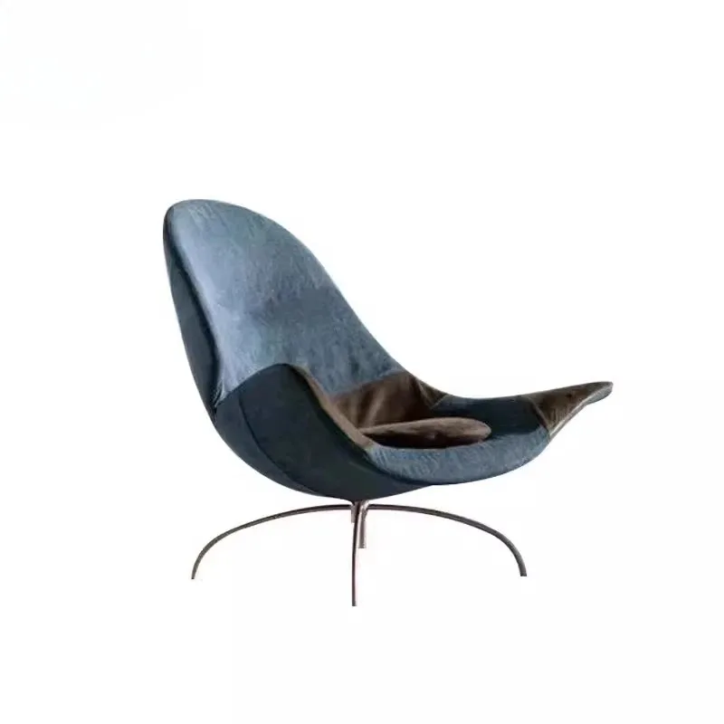 

Nordic light luxury leisure chair single creative simple designer hotel lobby reception negotiation sofa balcony deck chair