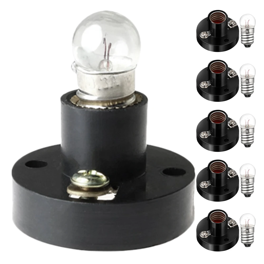 

Screw Lamp Socket Light Bulb Holder Base Metal Educational Physics Experiment Tool Adjustable Holder for Science