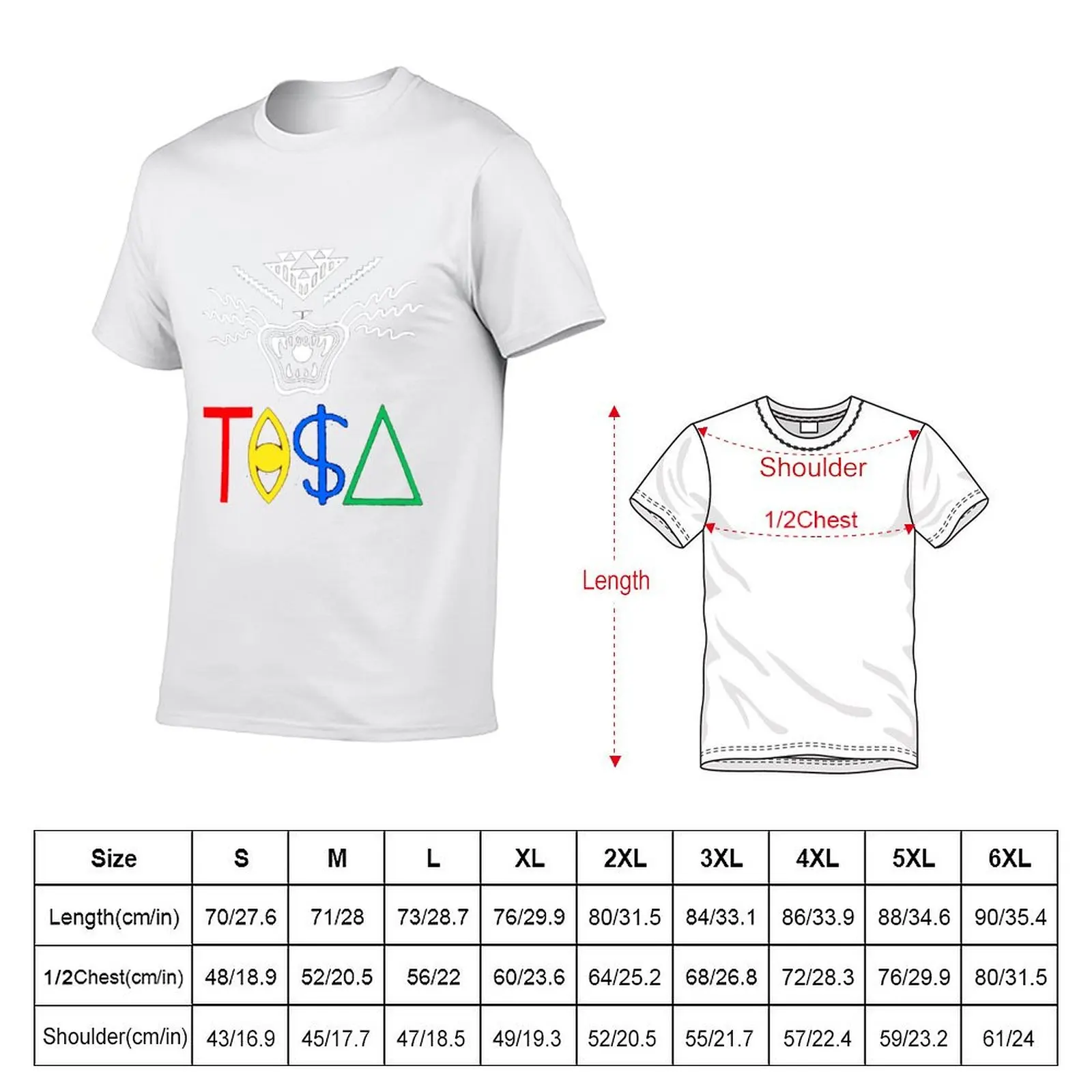 تي شيرت TISA TI$A تي شيرت أنيمي تي شيرت كبير الحجم للرجال تي شيرت جرافيك عتيق