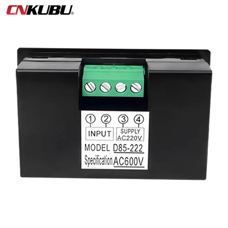 Imagem -02 - Cabeça de Voltímetro Display Digital ac Fonte de Alimentação Fácil de Instalar D85222 ac 036v 110v 600v hd Lcd