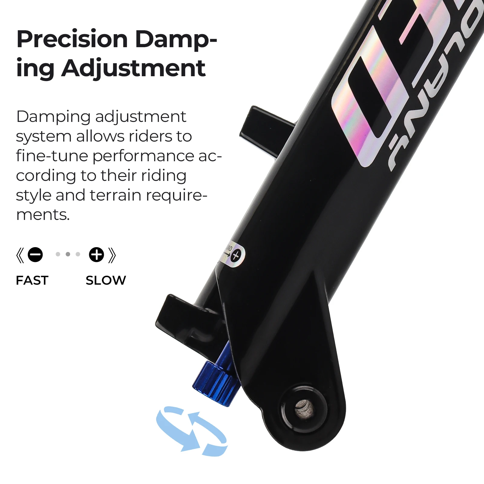 BOLANY MTB Air Fork 27.5 29Inch Air Oil Suspension Boost 15x110 Thru Axle Lightweight Bike Fork R29 Damping Rebound Adjustable