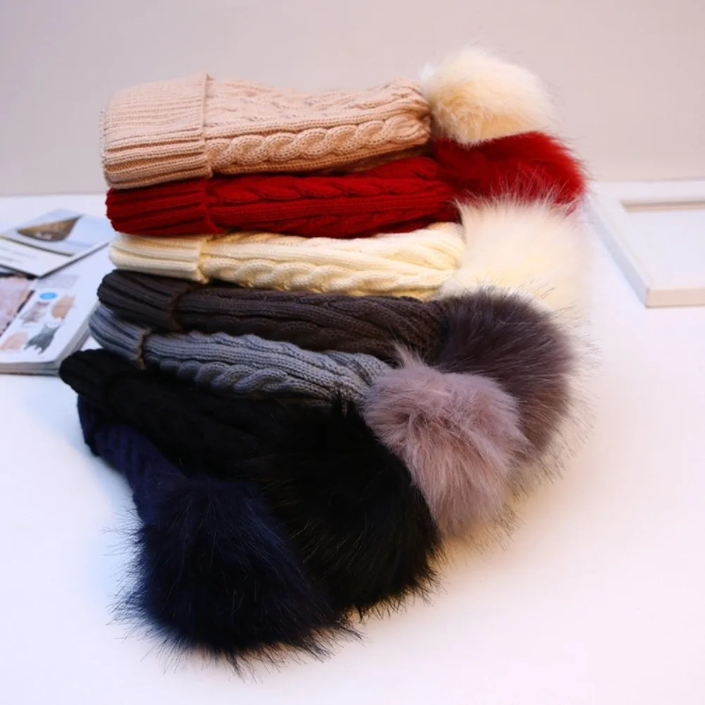 gorro-de-inverno-estilo-coreano-com-tranca-quente-em-cor-solida-para-esqui-e-neve-forrado-com-fleece-protecao-termica-com-pom-pom-capuz-grosso