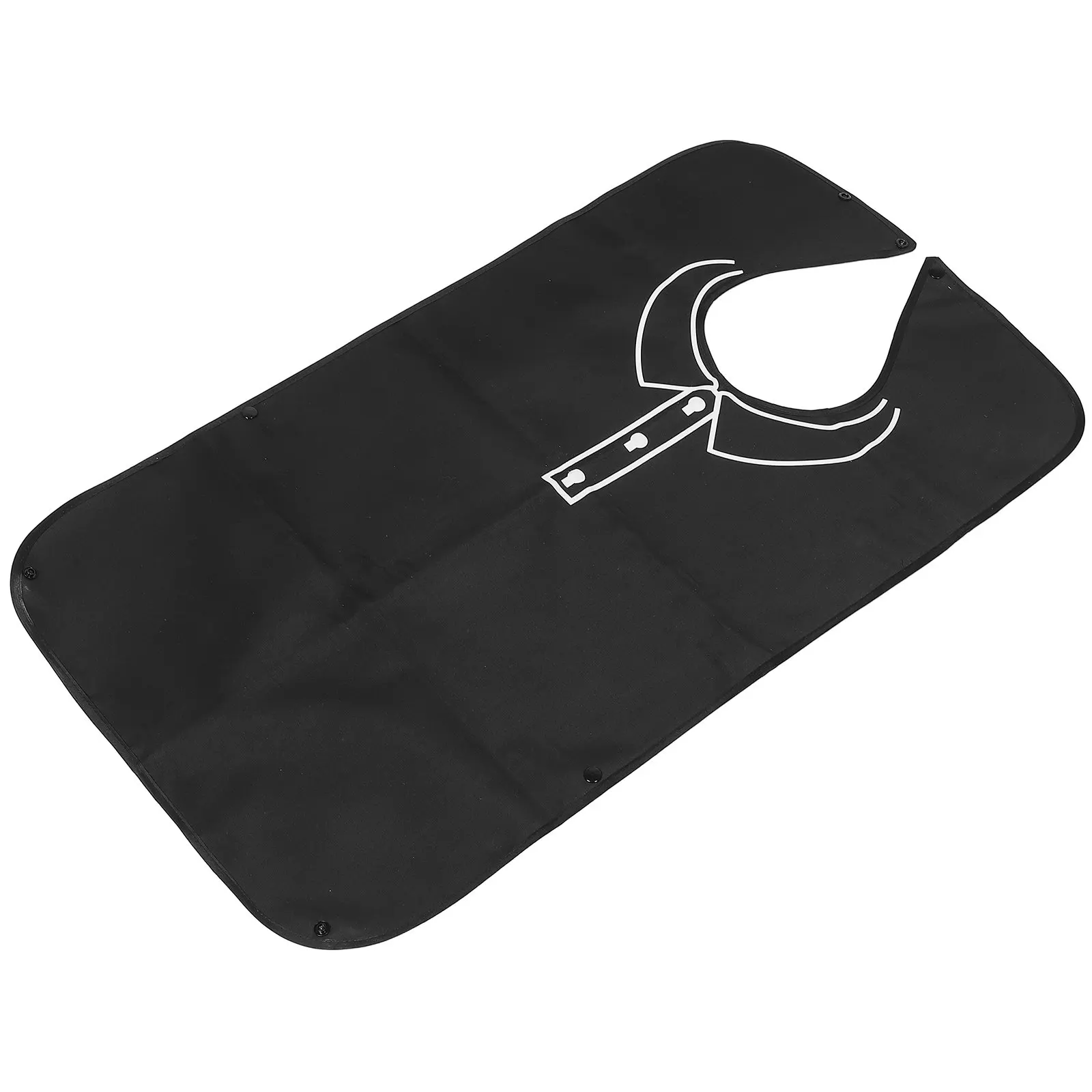 

Double-Sided Waterproof Reusable Adult Bib for Elderly Seniors and Special Needs Individuals Washable Oil-Resistant Dining