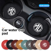 2PCS Car Coaster Cup Holder Anti-slip Accessories For MG Morris Garages 6 3 5 7 TF ZR ZS HS GS GT Hector RX5 RX8 350 550 Gundam