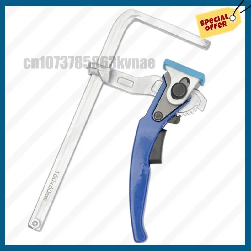 Durable Woodworking Clamps, Quick Release F Clamp For Dovetail Track, 2Pcs Set For Joinery Projects