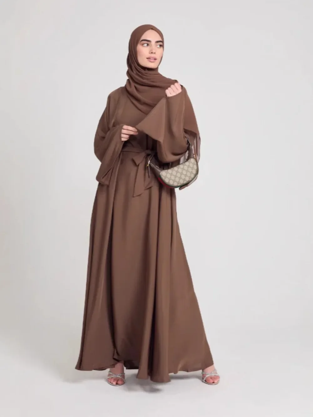 

Eid Women Dress Abaya Flare Sleeve Caftan Muslim Party Robe Solid Jalabiya Ramadan Morocco Dubai Kaftan 2025 Vestidos Largos