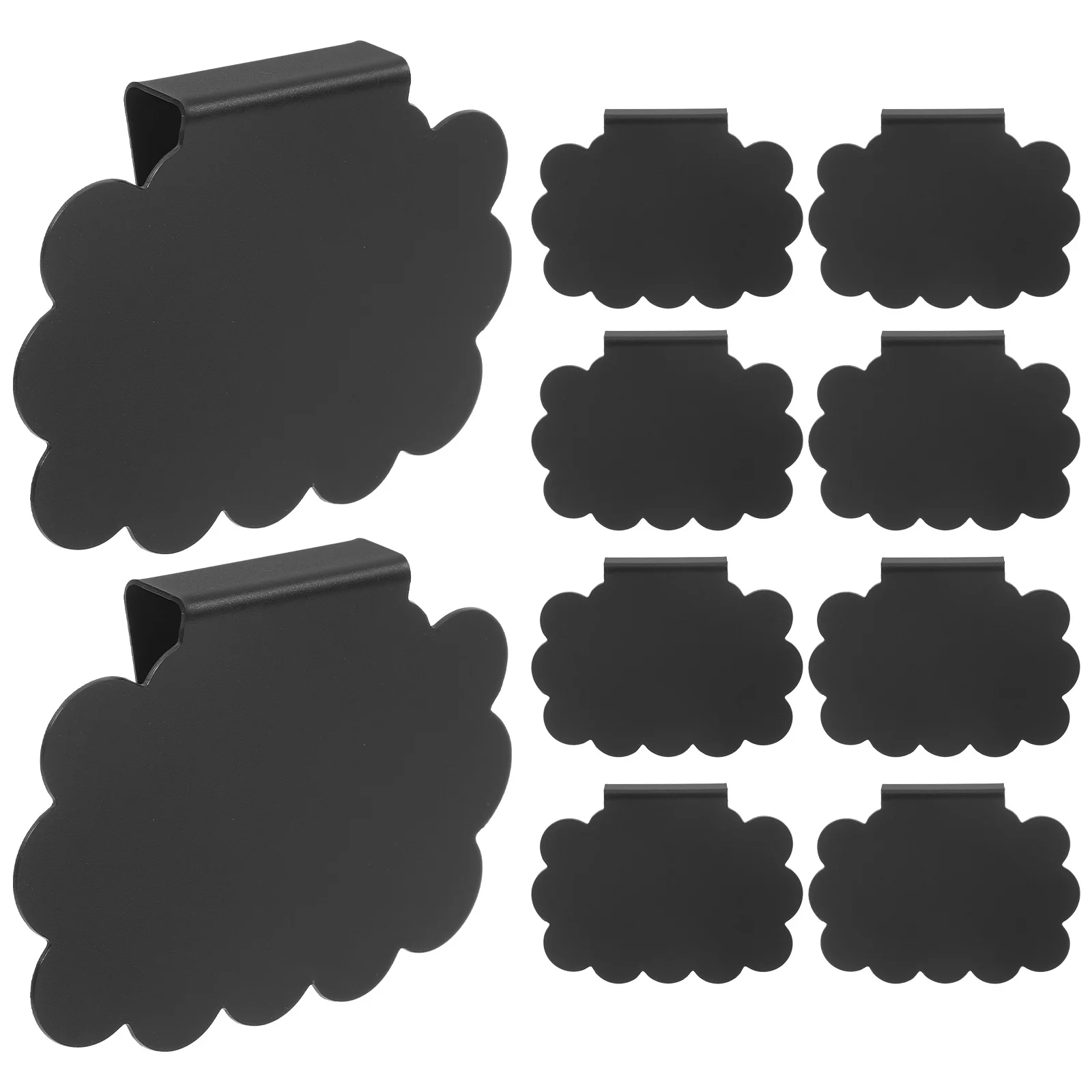 10 قطعة تسميات السبورة قابل للمسح عرض السعر حامل مقاطع السبورة لتنظيم سلال التخزين DIY بها بنفسك التسمية كليب على #2