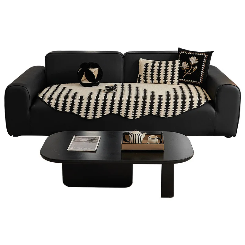 

Irregular shaped sofa cushions high-grade comfortable cotton velvet straight seat cushions autumn and winter plush non-slip.