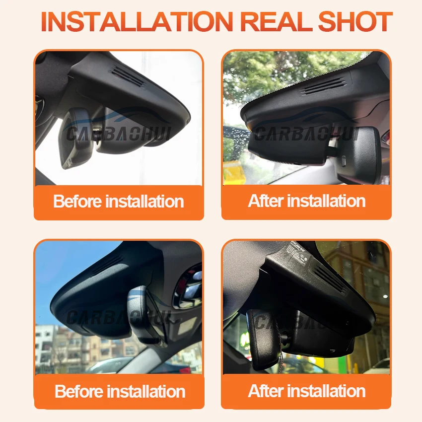 4K 2160P Plug and play Car DVR Night vision Video Recorder Dashcam For Alfa Romeo Giulia/ Stelvio Quadrifoglio QV Veloce Sprint