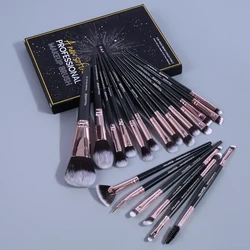 MAANGE 20PCS Professional Makeup Brushes Set Soft Detail Powder Foundation Concealer Eyeshadow Brush Full Set Cosmetic Tools