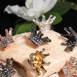 ST50 DIY Alloy Three-dimensional Crown Jewelry Accessories Beaded Mobile Phone Chain Keychain Jewelry Accessories Materials