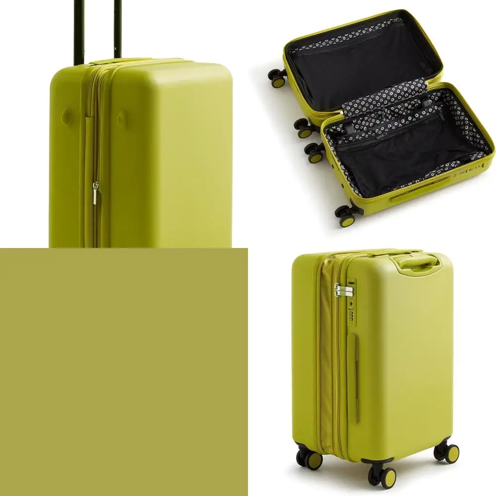 

Vera Bradley Women's 22 Adair Hardside Spinner Suitcase in Lentil Sprout Pattern