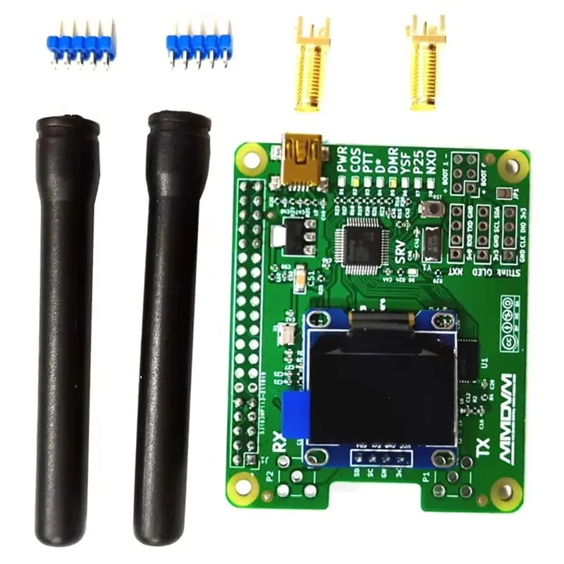 [NEW!】 V1.3 For MMDVM_HS_Dual_Hat Duplex RX TX Hotspot Board + OLED