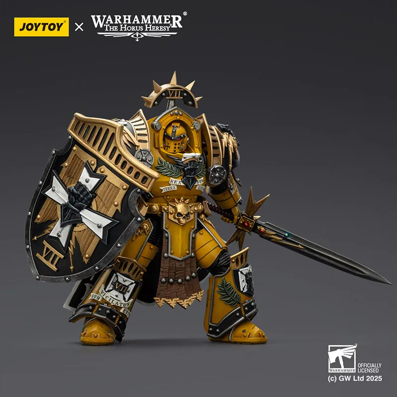 

Фигурка JOYTOY Dark Source Warhammer Horus Heresy: Консул Имперских Кулаков в доспехах Терминатора с узором Тартарос, масштаб 1:18