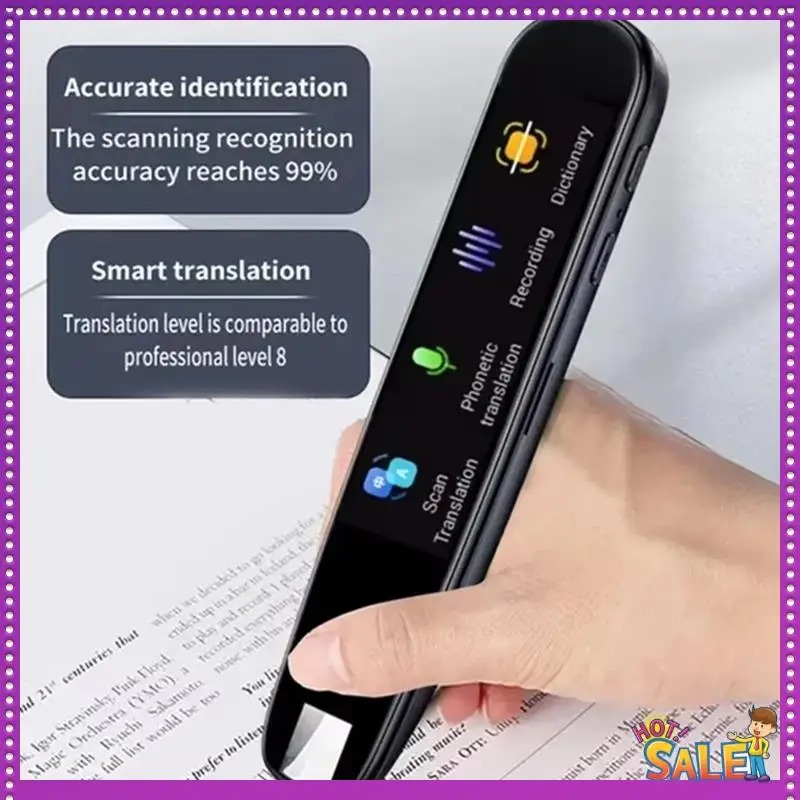 

AA87 Vioce Translator Pen Intelligent Scanning Pen 112 Language Offline Translation Pen Dictionary Pen Fortravel Business Blue