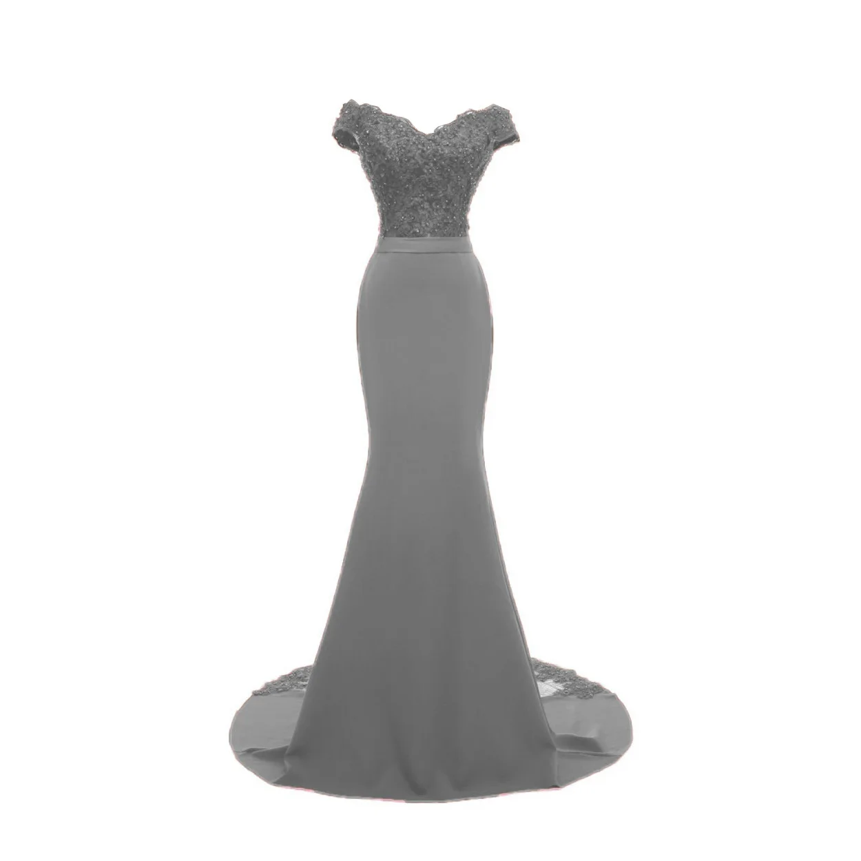 Customized Mermaid Bridesmaid Dresses Off Shoulder Court Train Women Wedding Party Evening Gowns robes de soirée Abendkleider image 6