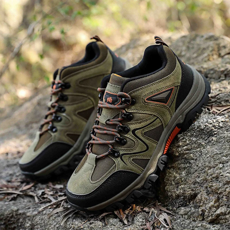 

Original Brand Men Hiking Shoes Big Size 47 Waterproof Trekking Shoes Men Non-slip Travel Sports Sneakers Men Zapatillas Hombre