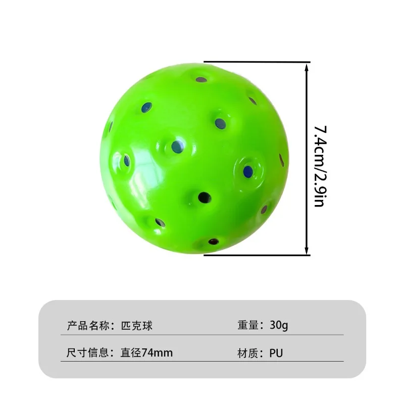 

Quiet Foam Pickleballs for Indoor Outdoor Practice Pickleball Balls with Exact Real Ball Bounce Silent Pickleball Practice Ball