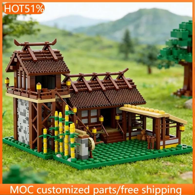 

6120 деталей Городской стрелковый тир MOC, модульный конструктор, популярный технологичный дизайн, детский конструктор для мальчиков, подарок на день рождения