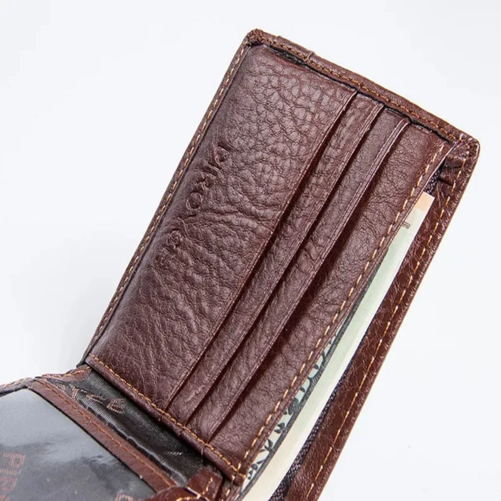 New Quality Guaranteed PU Leather Brand Men Wallets Design Short Small Male Purses Vintage Hasp Card Holder Carteras Casual