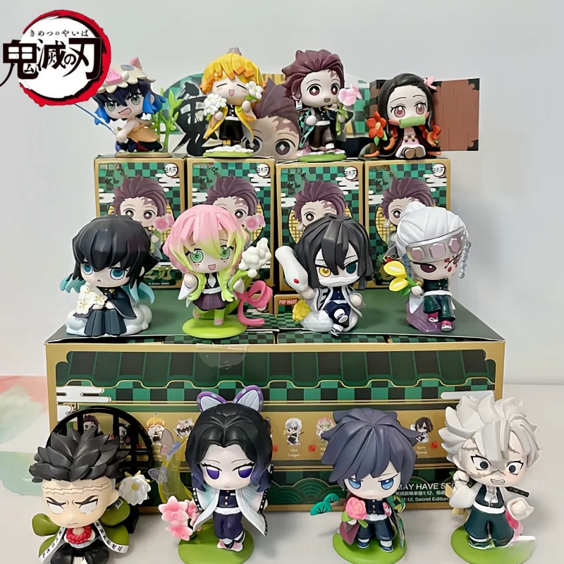 

Demon Slayer Birth Flower Series Blind Box Surprise Box Original Action Figure Cartoon Model Mystery Box Collection Holiday Gift