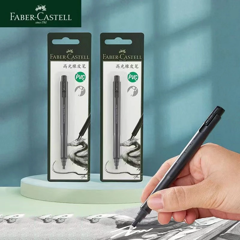 Faber-Castell Eraser Retractable Automatic Pencil Rubber High Precision Pencil Eraser Correction Tools School Office Stationery