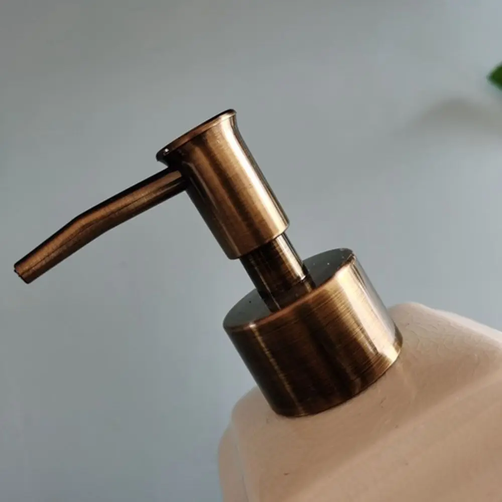 Keramik-Seifenspender im europäischen Vintage-Stil, Shampooflaschen mit Blumenmuster, Duschgelflasche im Vintage-Stil, Lotionflasche. – Detail 6