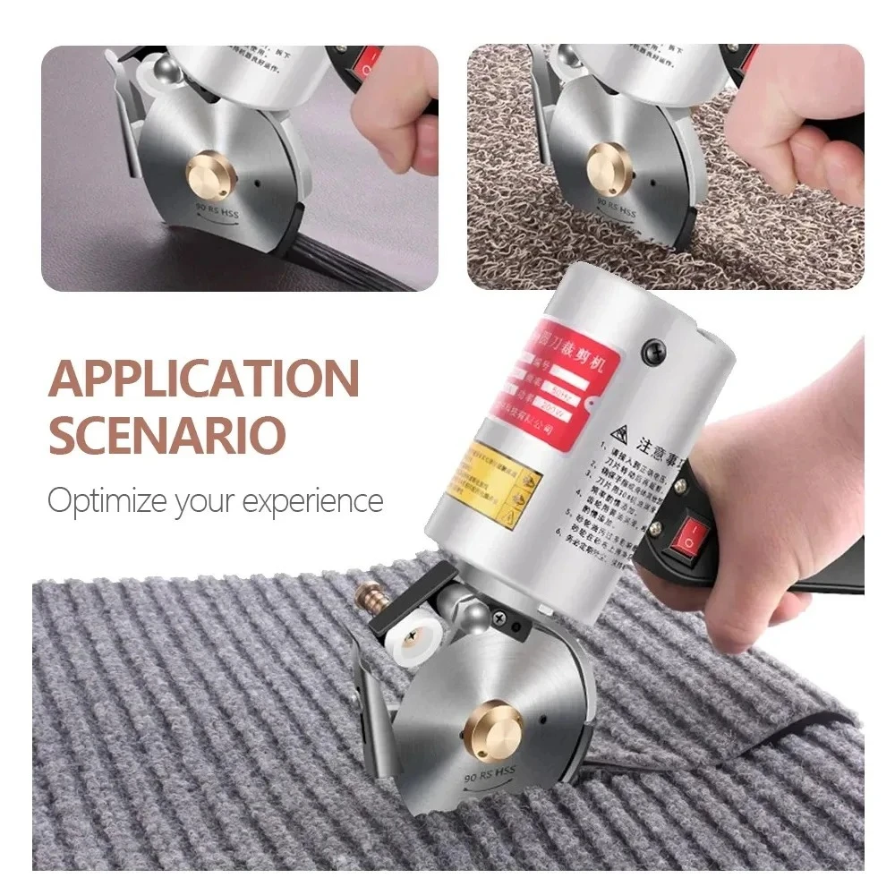 Type 90 Electric Circular Knife Cutting Machine Clothing Electric Scissors Leather Paper Circular Knife Electric Cutting Machine
