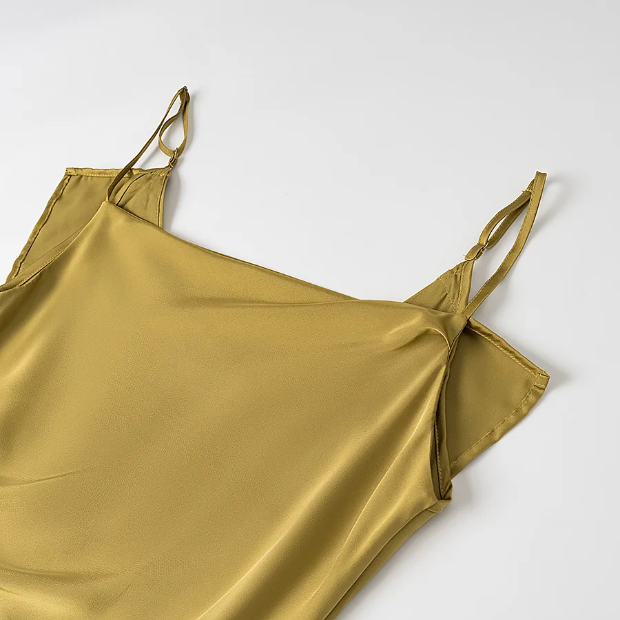 Ele High-Waisted Midi Dr with Side Slits And Strap Design by JNLEAOG Perfect for Autumn Casual Wear Polyester Fiber