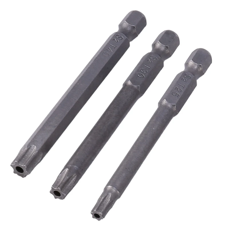 

AT14 33Pcs 75Mm Magnetic S2 Steel Screwdriver Bits Hex Torx Head T6/T7/T8/T9/T10/T15/T20/T25/T27/T30/T40