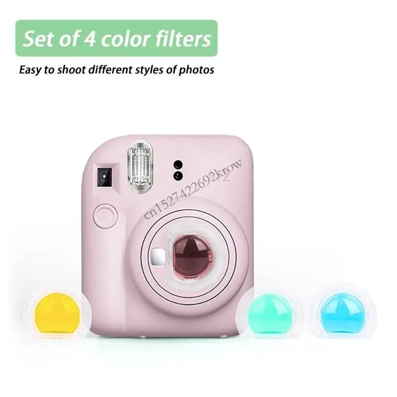 

R9CB 4Colors Lins Filter Set для Mini 12 Camera Birthday Gift, Рождественский подарок