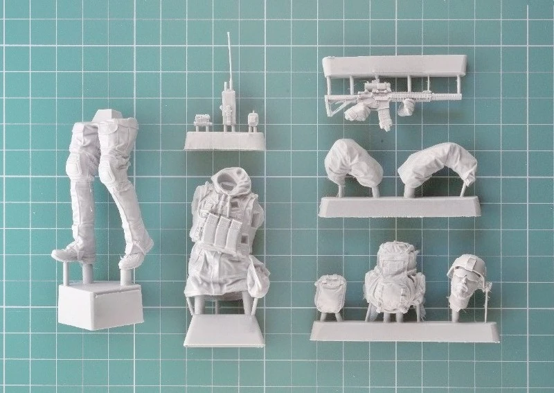 1/16 Scale DieCast Resin Figure Model Kit US Marine Special Operations Command Soldier Unassembled and Unpainted