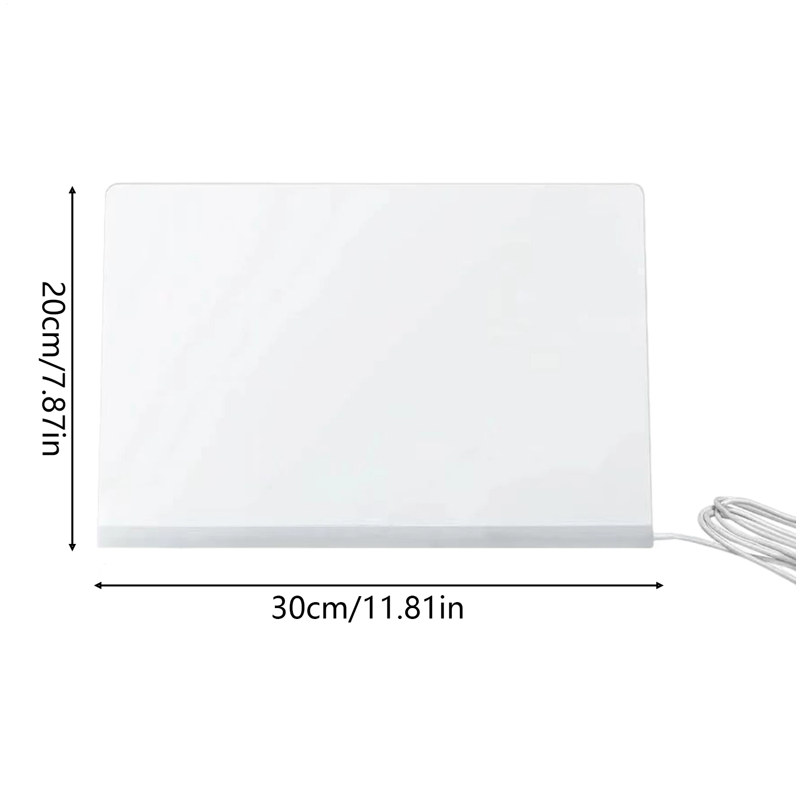 Oplichtende tekentafel Droog wissen USB verstelbare standaard Kleurrijk handwerkspeelgoed met 7-kleuren Pen LED Light Up tekentafel voor