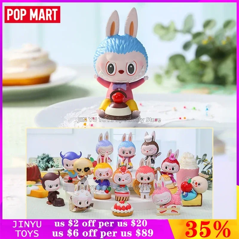 

POP MART LABUBU Elf Dessert Series Blind Box Cute Animal Anime Figure Surprise Kid Toys Kawaii Cartoon Model Girl New Year Gifts