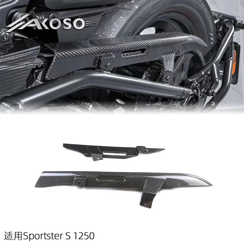 

2025For Harley-Sportster S 1250 Modified Carbon Fiber Chain Cover Protective Cover