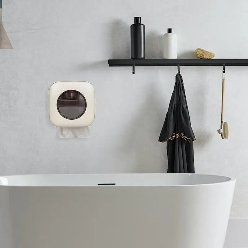 

Клейкий держатель рулона туалетной бумаги, клейкий держатель для рулона туалетной бумаги, коробка без сверления, пылезащитный органайзер, коробка для бытового автомобиля, отеля